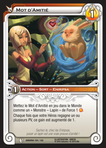 Mot d'Amitié