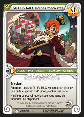 Shak Shaka, Roi des Robomates