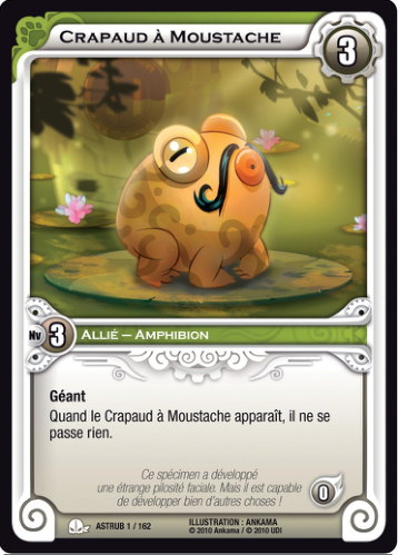 Crapaud à Moustache