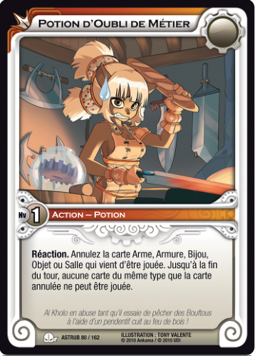 Potion d'Oubli de Métier