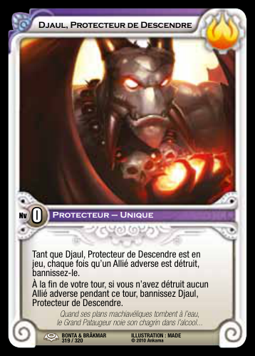 Djaul, Protecteur de Descendre