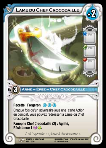 Lame du Chef Crocodaille