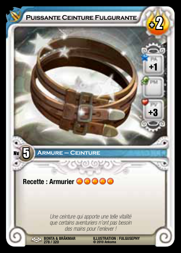 Puissante Ceinture Fulgurante