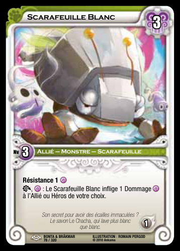 Scarafeuille Blanc