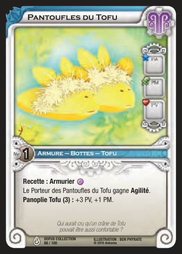 Pantoufles du Tofu
