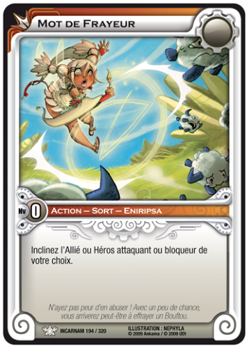 Mot de Frayeur