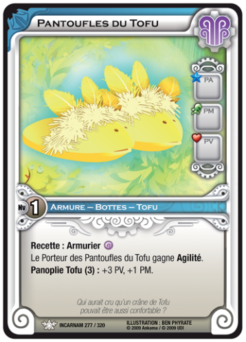 Pantoufles du Tofu