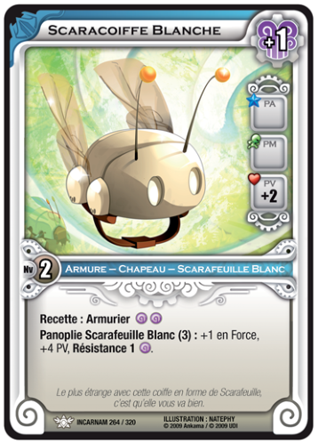 Scaracoiffe Blanche