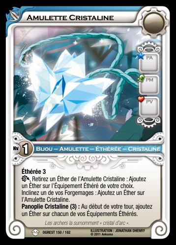 Amulette Cristaline