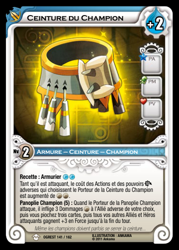 Ceinture du Champion
