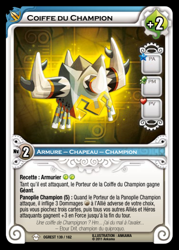 Coiffe du Champion