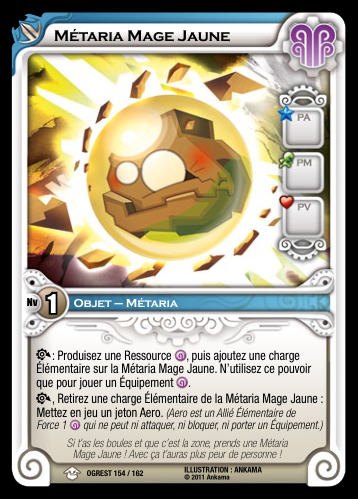 Métaria Mage Jaune