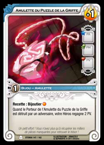 Amulette du Puzzle de la Griffe
