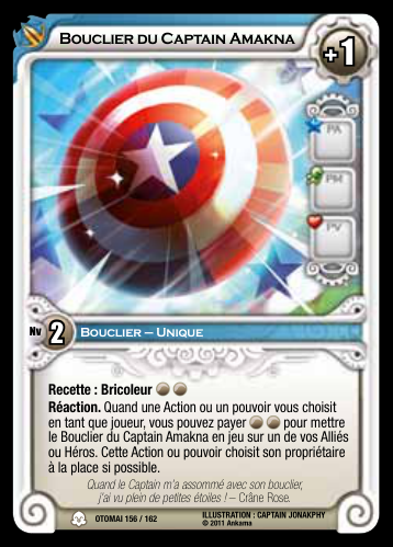 Bouclier du Captain Amakna