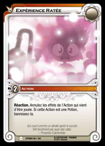 Expérience Ratée