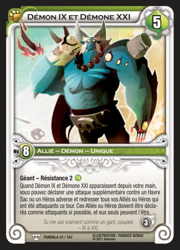 Démon IX et Démone XXI